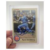 Ryne Sandberg Hand Signed Authentic Autograph