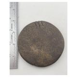 Discoidal with Tally Marks Indian Artifact Arrowhe