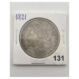 1921 Morgan Silver Dollar Coin