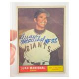 Juan Marichal Hand Signed Authentic Autograph