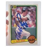 Wade Boggs Hand Signed Authentic Autograph