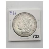 1921 Morgan Silver Dollar Coin