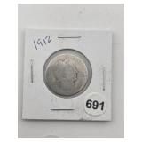 1912 Barber Quarter Coin