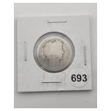 Barber Quarter Coin