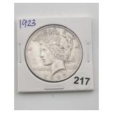1923 Peace Silver Dollar Coin