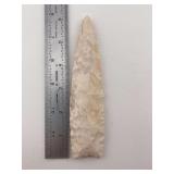 6" Dalton Indian Artifact Arrowhead