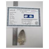 Hardin Point with Sam Johnson COA Indian Artifact