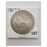 1897 O Morgan Silver Dollar Coin
