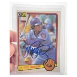 Ryne Sandberg Hand Signed Authentic Autograph