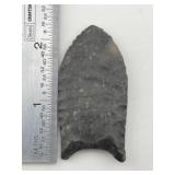 2 & 1/4" Folsom Indian Artifact Arrowhead