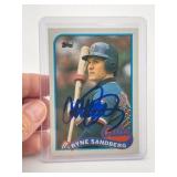 Ryne Sandberg Hand Signed Authentic Autograph