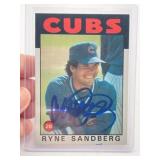 Ryne Sandberg Hand Signed Authentic Autograph