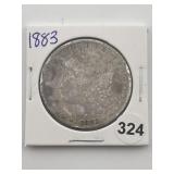 1883 Morgan Silver Dollar Coin
