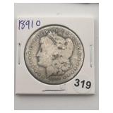 1891 O Morgan Silver Dollar Coin