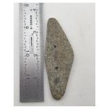 Gorget Indian Artifact Arrowhead