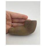 Engraved Stone Pipe Indian Artifact Arrowhead