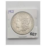 1921 Morgan Silver Dollar Coin
