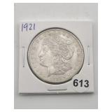 1921 Morgan Silver Dollar Coin