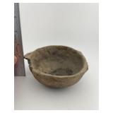 Mississippian Strap Handle Bowl Indian Artifact Ar