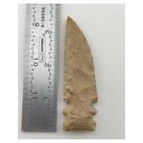 Double Notched Blade Indian Artifact Arrowhead
