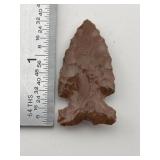 Mahogany Obsidian Point Indian Artifact Arrowhead