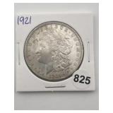 1921 Morgan Silver Dollar Coin