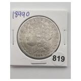 1899 O Morgan Silver Dollar Coin