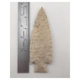 6" Hardin Indian Artifact Arrowhead