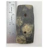 3 & 3/4" Gorget Indian Artifact Arrowhead