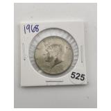 1968 Kennedy Half Dollar Silver Coin