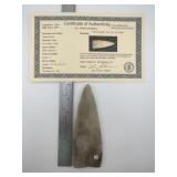 Dalton Knife with Sam Johnson COA from Cleveland C