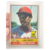 Jim Rice Hand Signed Authentic Autograph