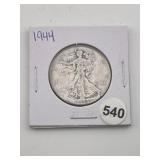 1944 Walking Liberty Half Dollar Silver Coin