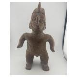 Pre-Columbian Pottery Vessel foot broken & glued o