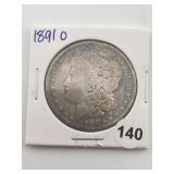 1891 O Morgan Silver Dollar Coin