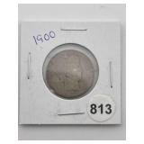 1900 Barber Quarter Coin
