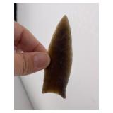 3 & 1/4" Texas Clovis Indian Artifact Arrowhead