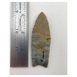 3 & 1/4" Clovis Indian Artifact Arrowhead