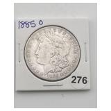 1885 O Morgan Silver Dollar Coin