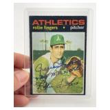 Rollie Fingers Hand Signed Authentic Autograph