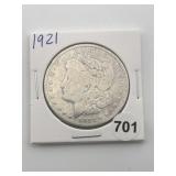 1921 Morgan Silver Dollar Coin
