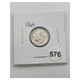 1964 Liberty Dime Coin