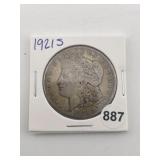 1921 S Morgan Silver Dollar Coin