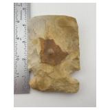 Chipped Hoe Indian Artifact Arrowhead