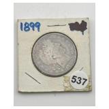 1899 Barber Half Dollar Coin