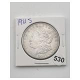 1921 S Morgan Silver Dollar Coin