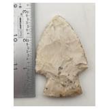 2 & 7/8" Hardin Indian Artifact Arrowhead
