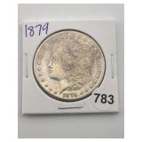 1879 Morgan Silver Dollar Coin