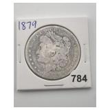 1879 Morgan Silver Dollar Coin