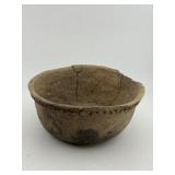 Mississippian Pie Crust Bowl broken & glued